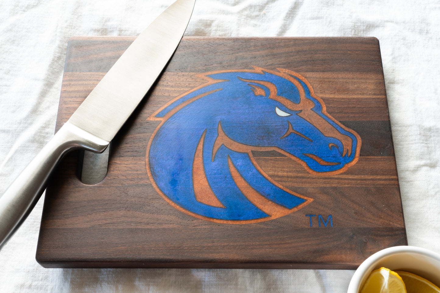 BSU Broncos Cutting Board with Handle