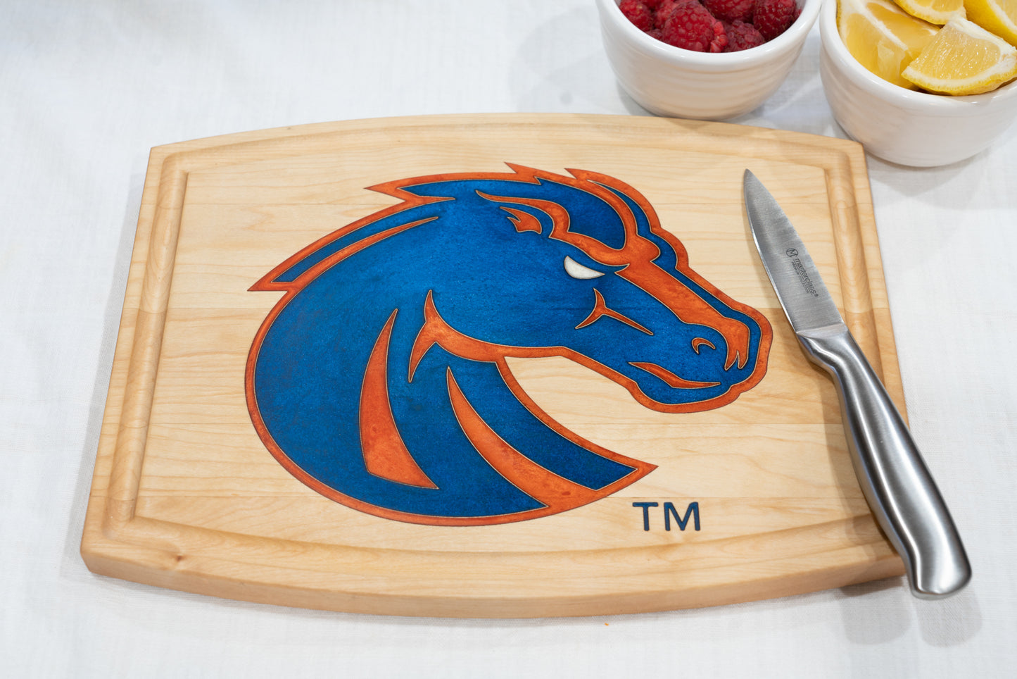 Boise State Broncos Charcuterie Board with Juice Groove