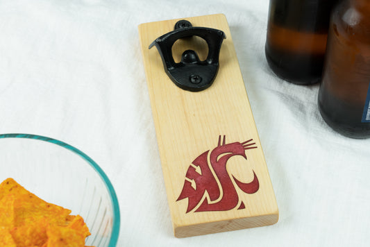 Magnetic WSU Bottle Opener