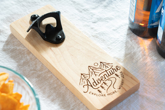 Adventure Maple Magnetic Bottle Opener