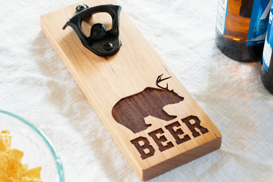 Beer (Bear Deer) Magnetic Bottle Opener