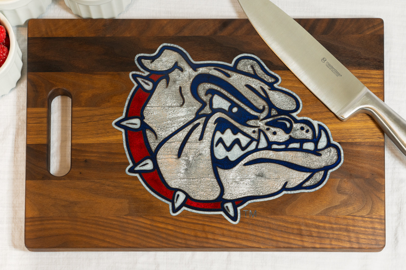 Gonzaga Bulldogs Walnut Cutting Board